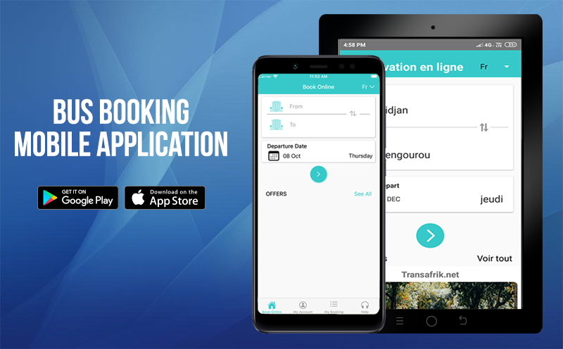 Bus Ticket Booking Application (Android & iOS)